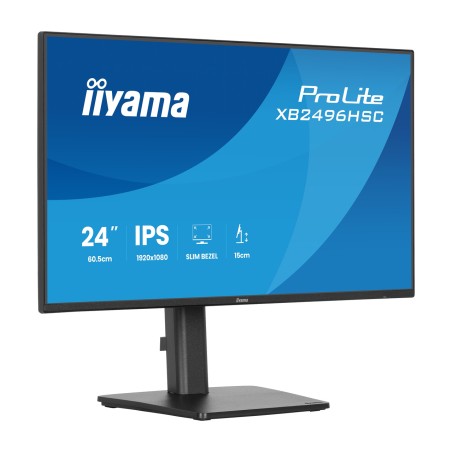 monitor ips con pie regulable en altura prolite- 23,8" full hd