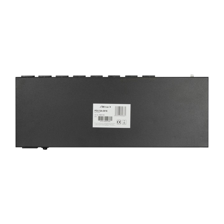 INTER-TECH Web-managed 19" rack power strip with 8 outlets