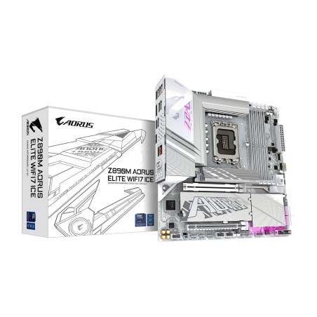 micro-atx-mainboard für intel z890m aorus elite wifi7 ice lga1851
