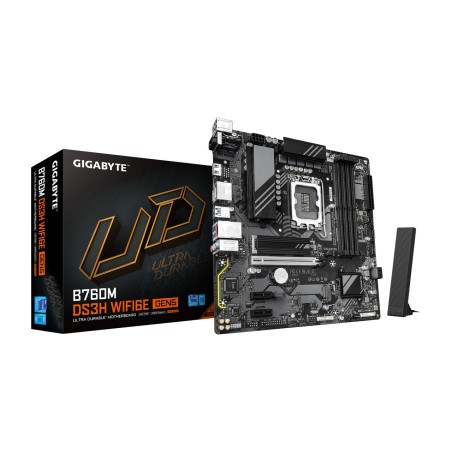 placa base micro atx para intel b760m ds3h wifi6e gen5 lga1700