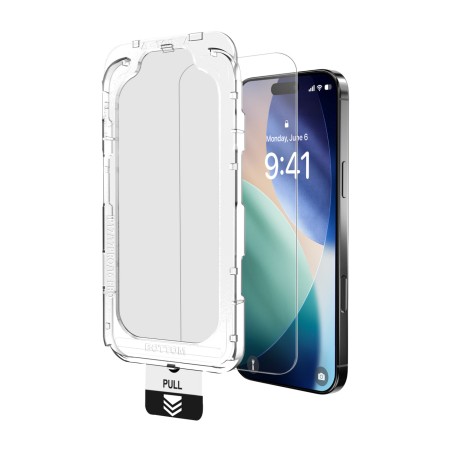 protection d’écran en verre trempé pour téléphone portable avec applicateur nevoglass-iphone-17 air 6,6"