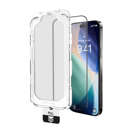 protector de pantalla curvo de cristal templado para móvil con aplicador nevoglass-3d-iphone 17 air 6,6" 2550