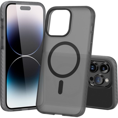 custodia magnetica antiurto per cellulare styleshell-invisio-iphone-16 pro max 6,9"-magsafe