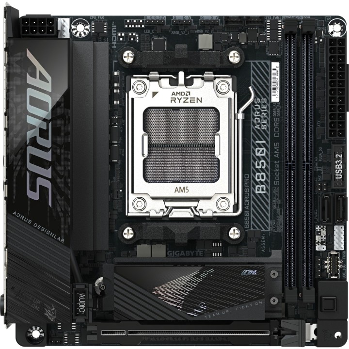 GIGABYTE Carte mère Mini-ITX pour AMD B850I AORUS PRO AM5