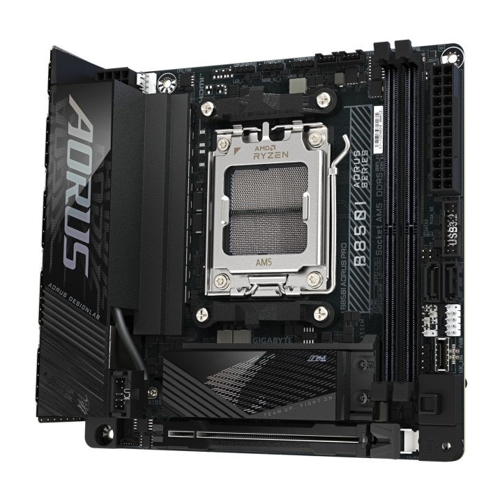 GIGABYTE Mini-ITX motherboard for AMD B850I AORUS PRO AM5