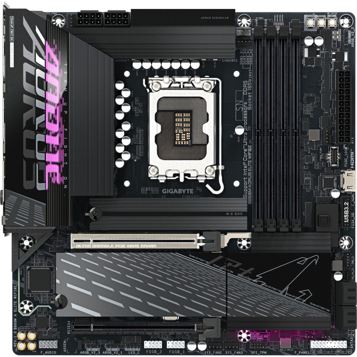 GIGABYTE Carte mère micro ATX pour Intel B860M AORUS ELITE