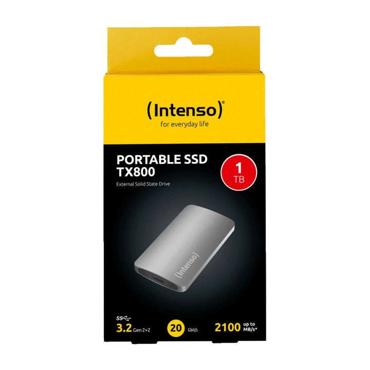 INTENSO Zewnętrzny dysk SSD portowy USB-C 3.2 Gen 2x2 TX800