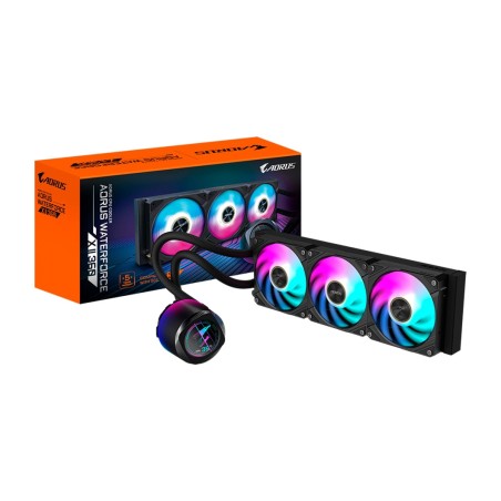 kit de refrigeración líquida para cpu con pantalla lcd aorus-waterforce x ii 360