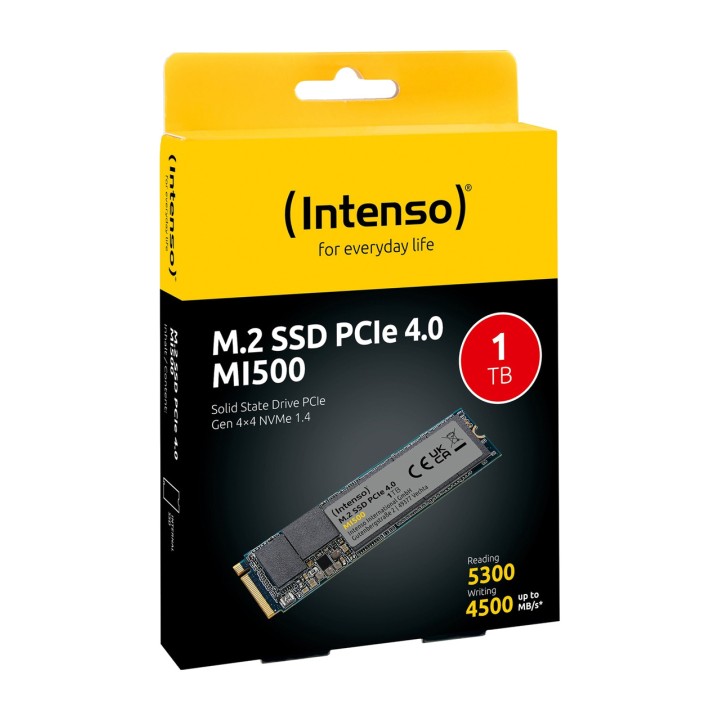 INTENSO Internal M.2 NVMe PCIe SSD 4.0 MI500 1TB 100052959