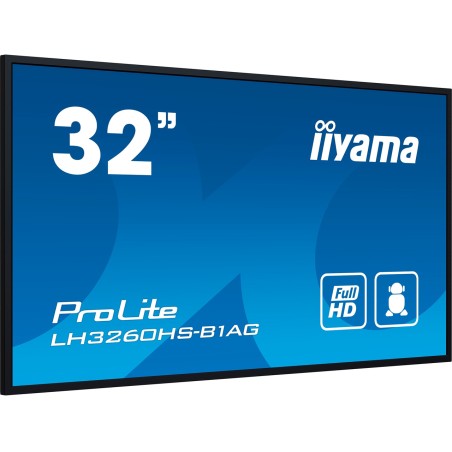 display per digital signage con android prolite- 31,5" full hd