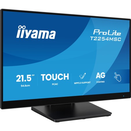 monitor táctil capacitivo con soporte de lápiz prolite- 21,5" full hd