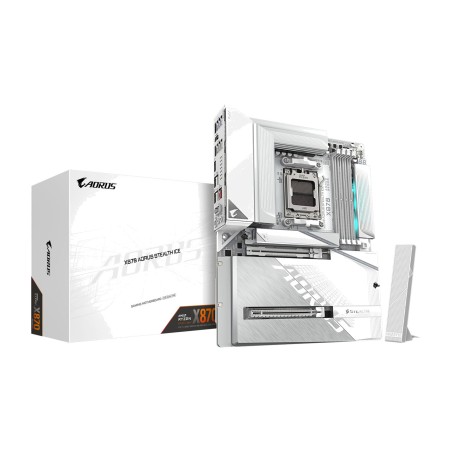 carte mère atx pour amd x870 aorus stealth ice am5