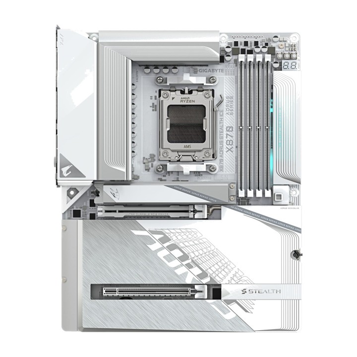 GIGABYTE ATX-Mainboard für AMD X870 AORUS STEALTH ICE AM5