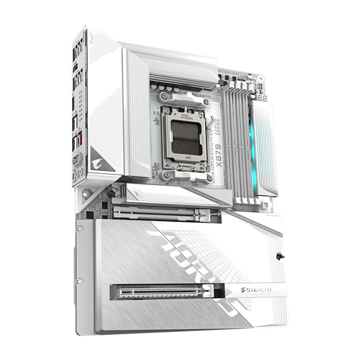 GIGABYTE Placa base ATX para AMD X870 AORUS STEALTH ICE AM5 100143806