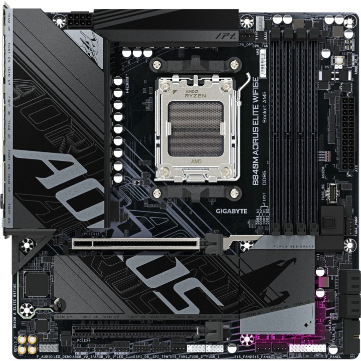 GIGABYTE Micro ATX motherboard for AMD B840M AORUS ELITE