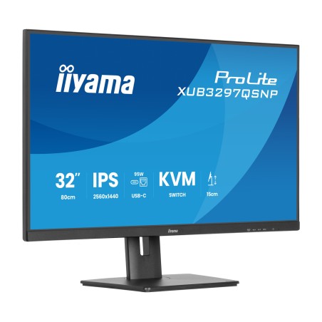 ips-monitor mit usb-c und höhenverstellbarem standfuß prolite- 32" qhd