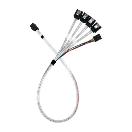 internal data cable for controller cps05-re mini-sas hd sff-8643 a 4x-sata 0,6m