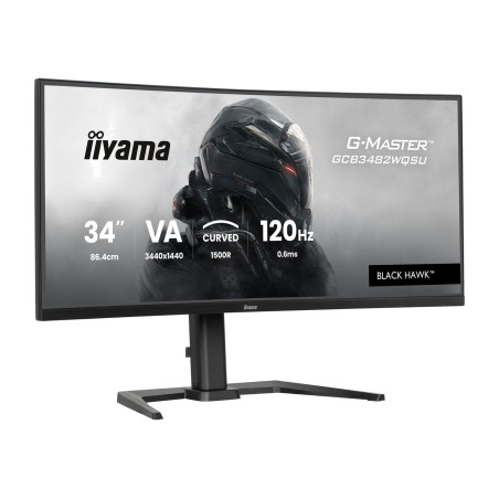 monitor gaming curvo ultrapanorámico g-master 34" uwqhd