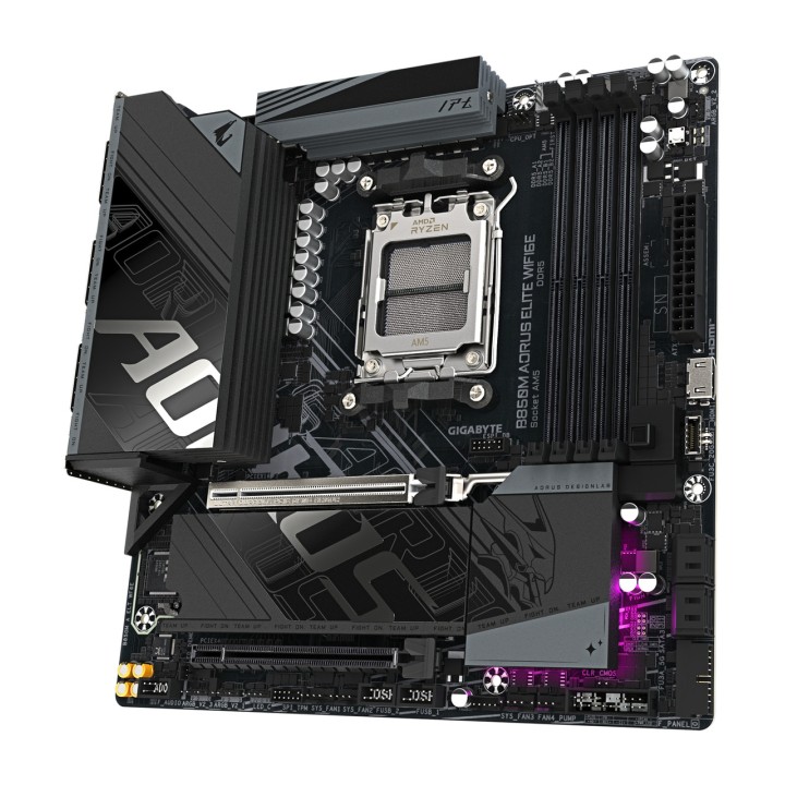 GIGABYTE Carte mère micro ATX pour AMD B850M AORUS ELITE
