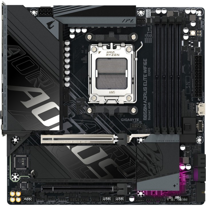 GIGABYTE Scheda madre micro ATX per AMD B850M AORUS ELITE