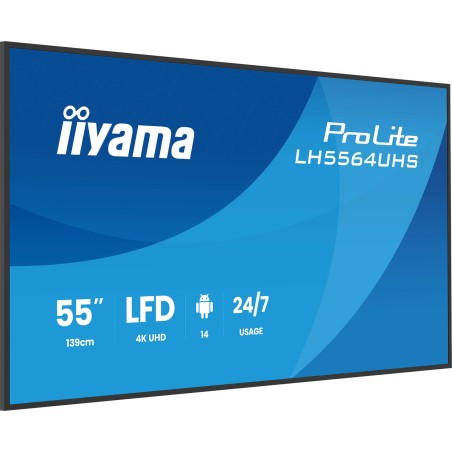 display per digital signage con android prolite- 55" 4k uhd