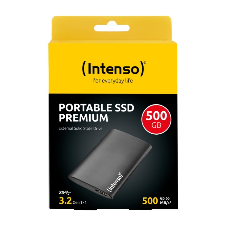 INTENSO Portabel extern SSD USB 3.2 PREMIUM-500GB 100076628
