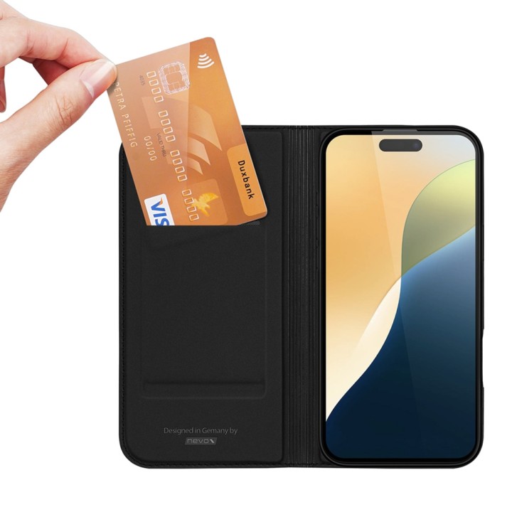 NEVOX Funda tipo libro para móvil con soporte VARIO-IPHONE