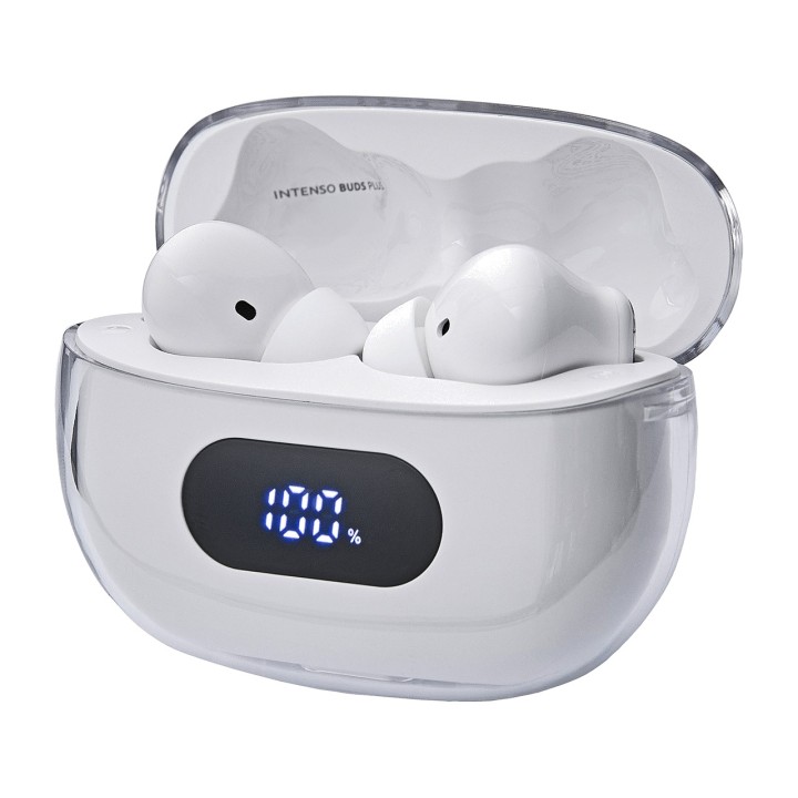 INTENSO Auriculares intrauditivos inalámbricos con micrófono y cancelación de ruido BUDS PLUS 100066273VAR