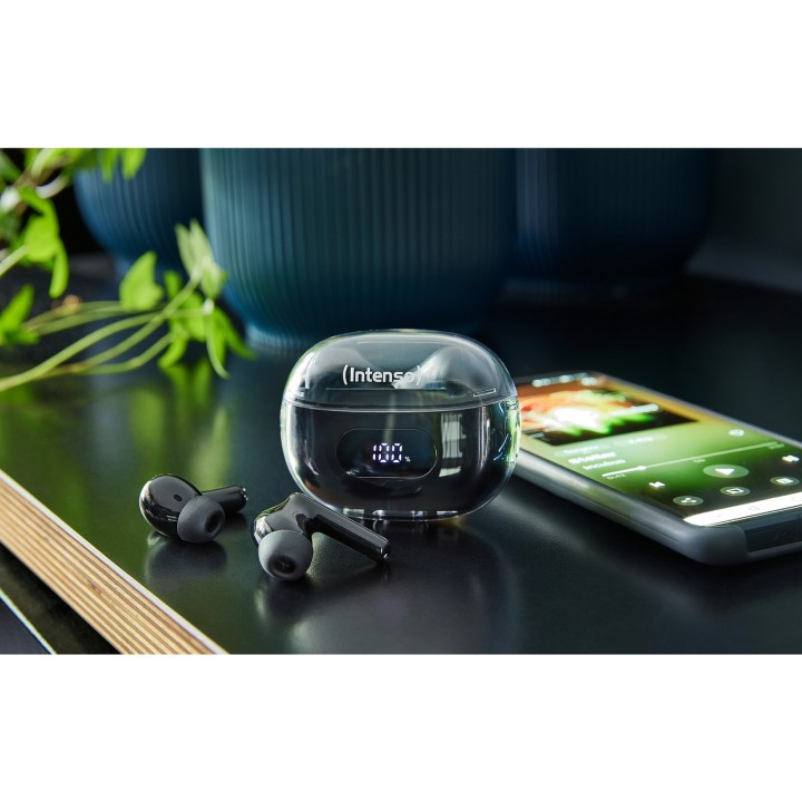 INTENSO Wireless in-ear headphones with microphone and noise