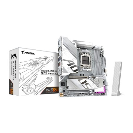 micro atx motherboard for amd b850m aorus elite wifi6e ice am5