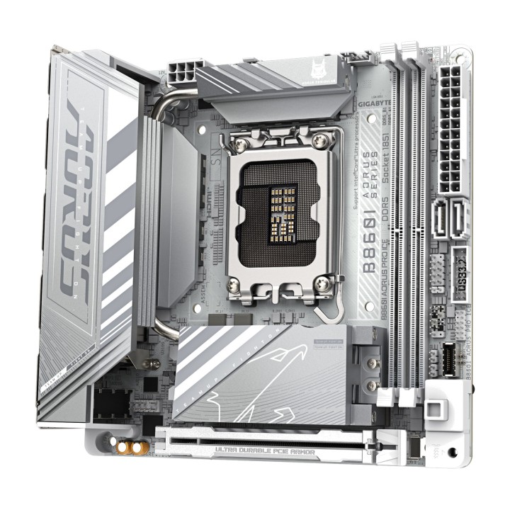 GIGABYTE Scheda madre Mini-ITX per Intel B860I AORUS PRO ICE