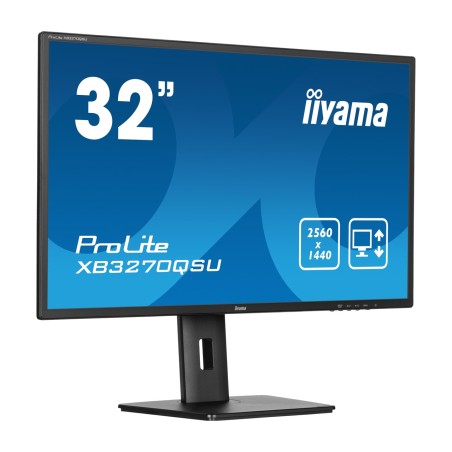 monitor ips con pie regulable en altura prolite- 31,5" qhd