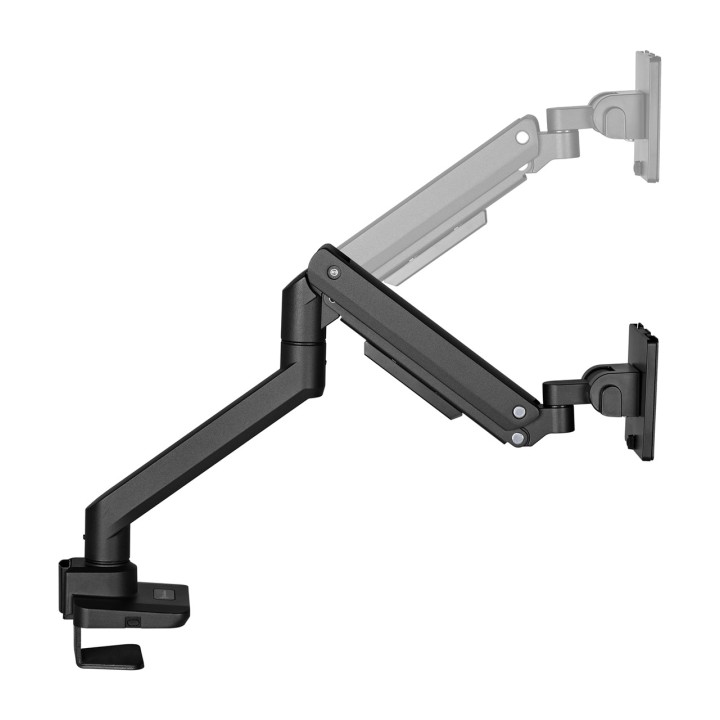 SILVERSTONE Bras de moniteur bureau à ressort gaz 17-49"