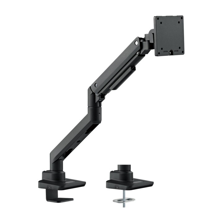 SILVERSTONE Bras de moniteur bureau à ressort gaz 17-49"