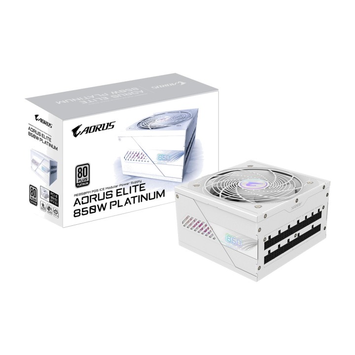 GIGABYTE Alimentation PC modulaire AORUS ELITE P850W ICE 80