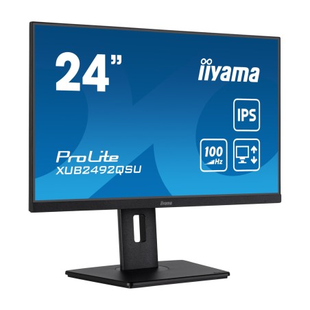 ips-monitor mit höhenverstellbarem standfuß prolite- 23,8" qhd