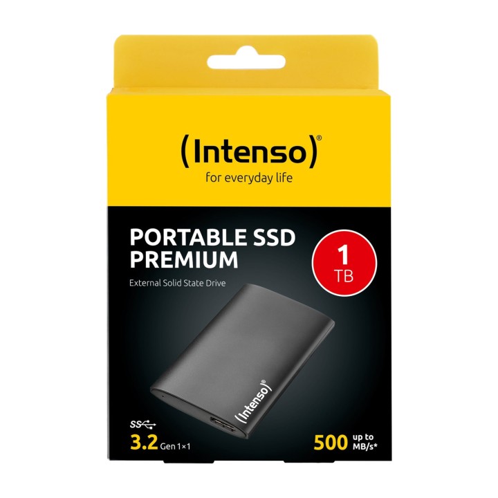 INTENSO Portable external SSD USB 3.2 PREMIUM-1TB 100076629
