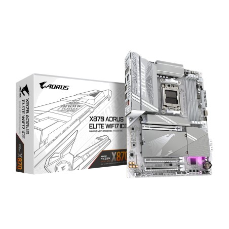 atx-mainboard für amd x870 aorus elite wifi7 ice am5