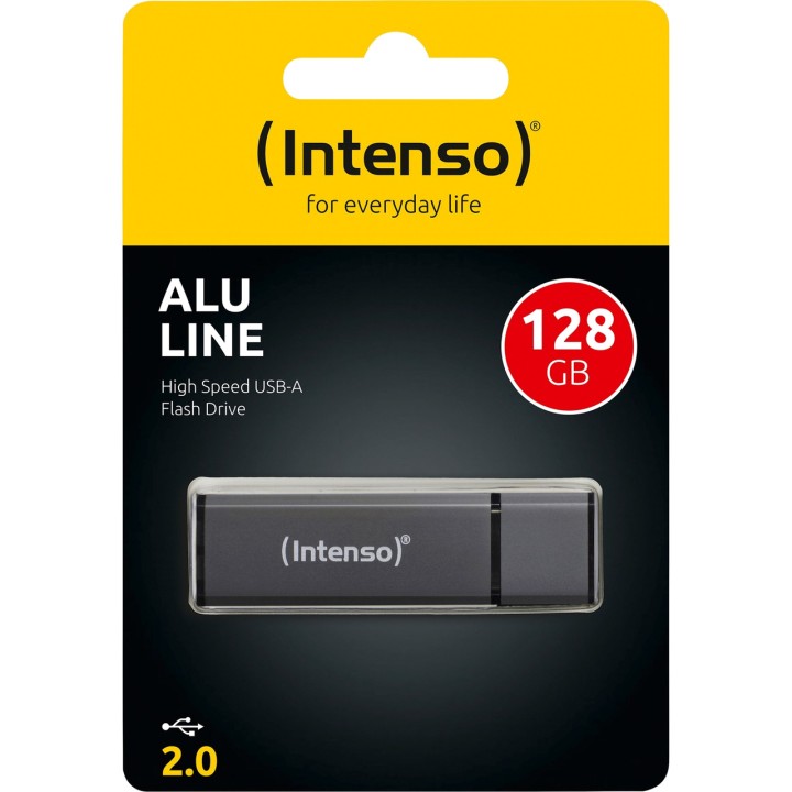 INTENSO Clé USB avec boîtier en aluminium ALU-LINE 2.0 128GB