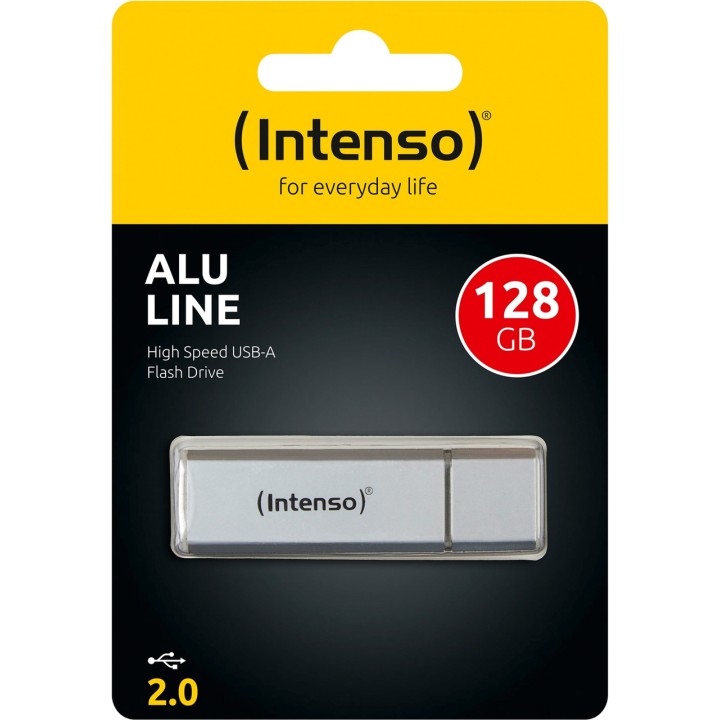 INTENSO USB-Stick mit Aluminiumgehäuse ALU-LINE 2.0 128GB