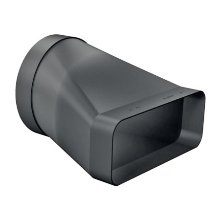 adaptateur de conduit rond vers plat pour hotte aspirante hez9vdsi0 ø 150 mm