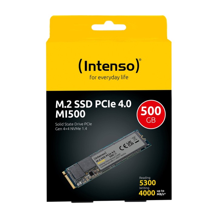 INTENSO Intern M.2 NVMe PCIe SSD 4.0 MI500 500GB 100052958