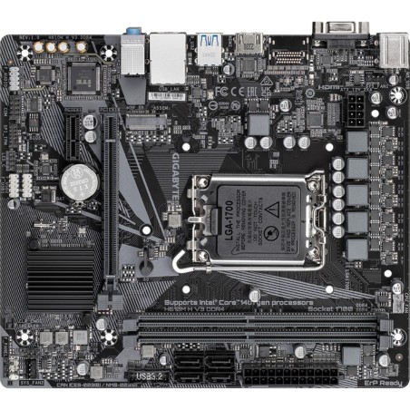 placa base micro atx para intel h610m h v3 ddr4 lga1700