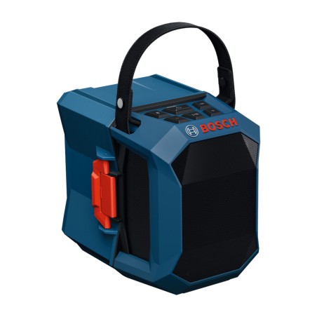 bluetooth jobsite speaker with integrated battery professional gpb 18v-1 c