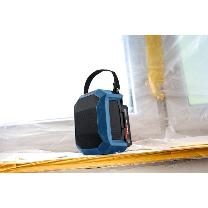 BOSCH Altavoz Bluetooth para obra con batería integrada
