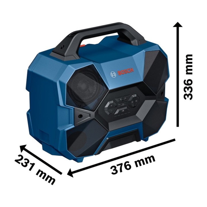 BOSCH 2-Wege-Bluetooth-Baustellenlautsprecher PROFESSIONAL