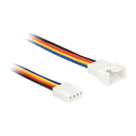 cable alargador de ventilador de 4 pines macho a hembra pwm 30cm 85361