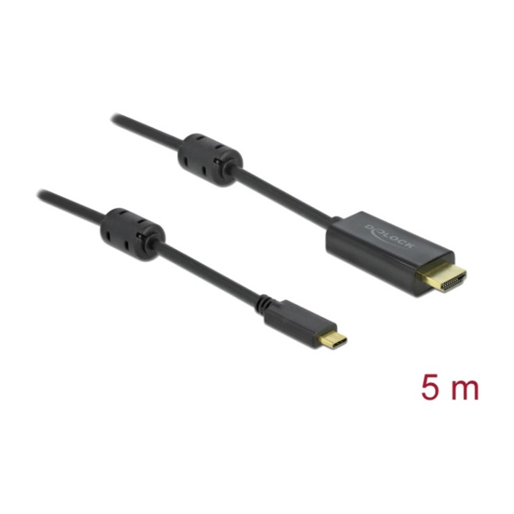 DELOCK Cable adaptador activo USB-C a HDMI 4K 5M 1884232