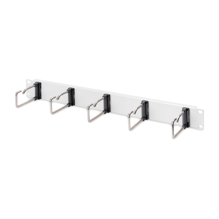 DIGITUS Panneau passe-câbles avec étriers pour armoire rack