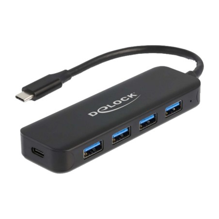 hub usb-c a 4 porte con ricarica power delivery 3.2 gen1 5gbps pd 85w 64170
